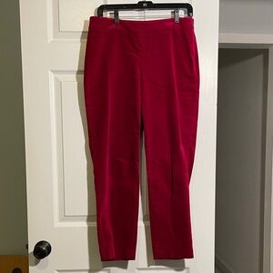 Talbots velveteen pants in curvy fit.